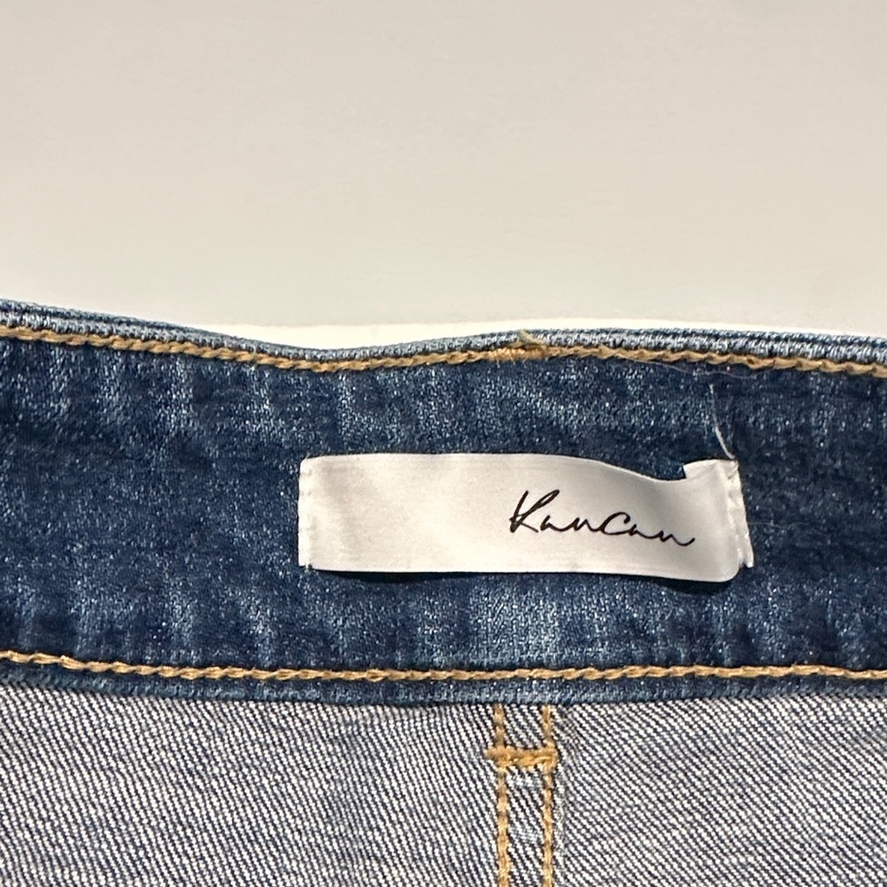 KanCan High Rise Distressed Raw Hem Skinny Jeans Women’s Size 7 - Picture 2 of 6